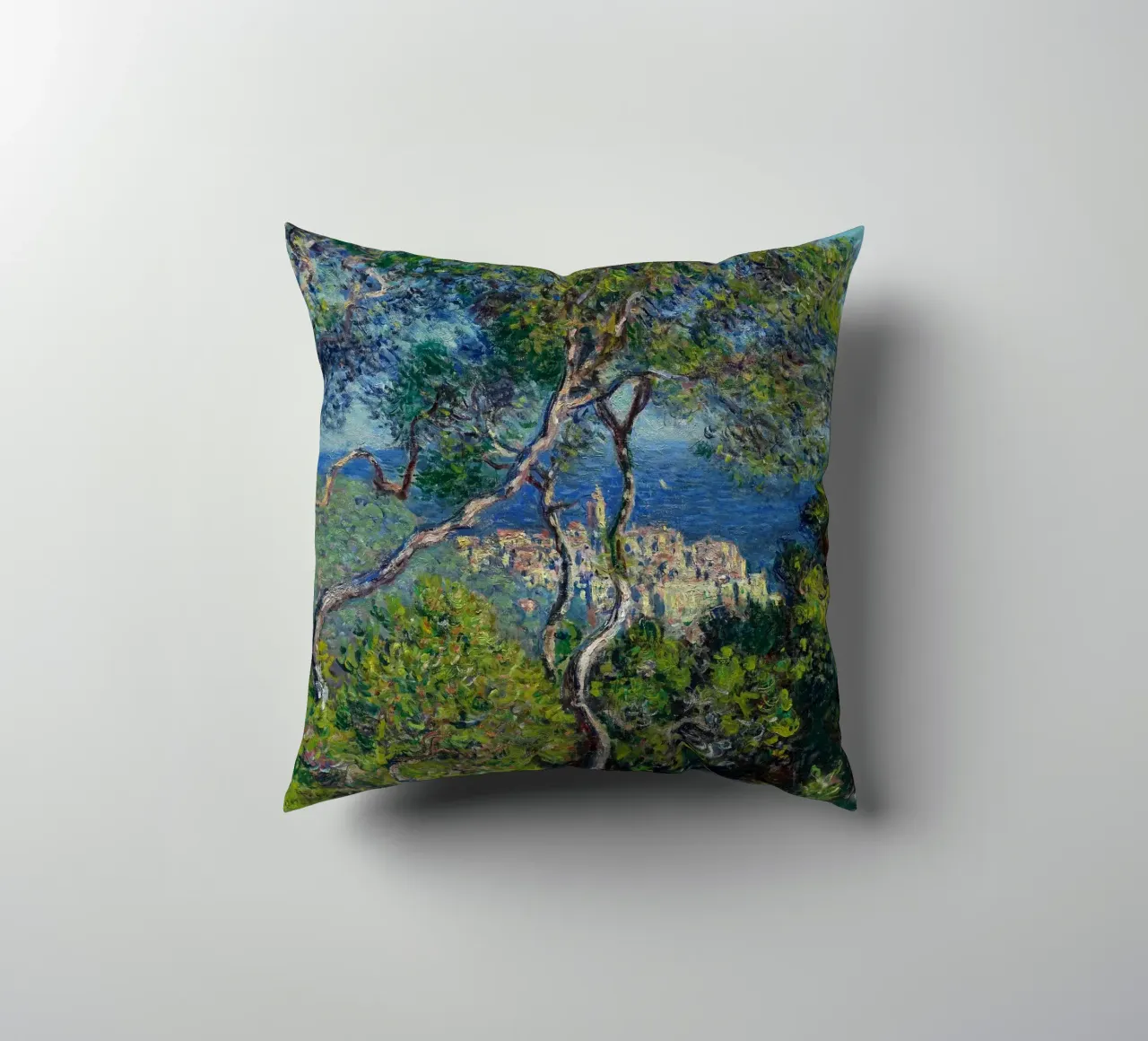 Claude Monet - Bordighera cuscino da Timeless Artworks
