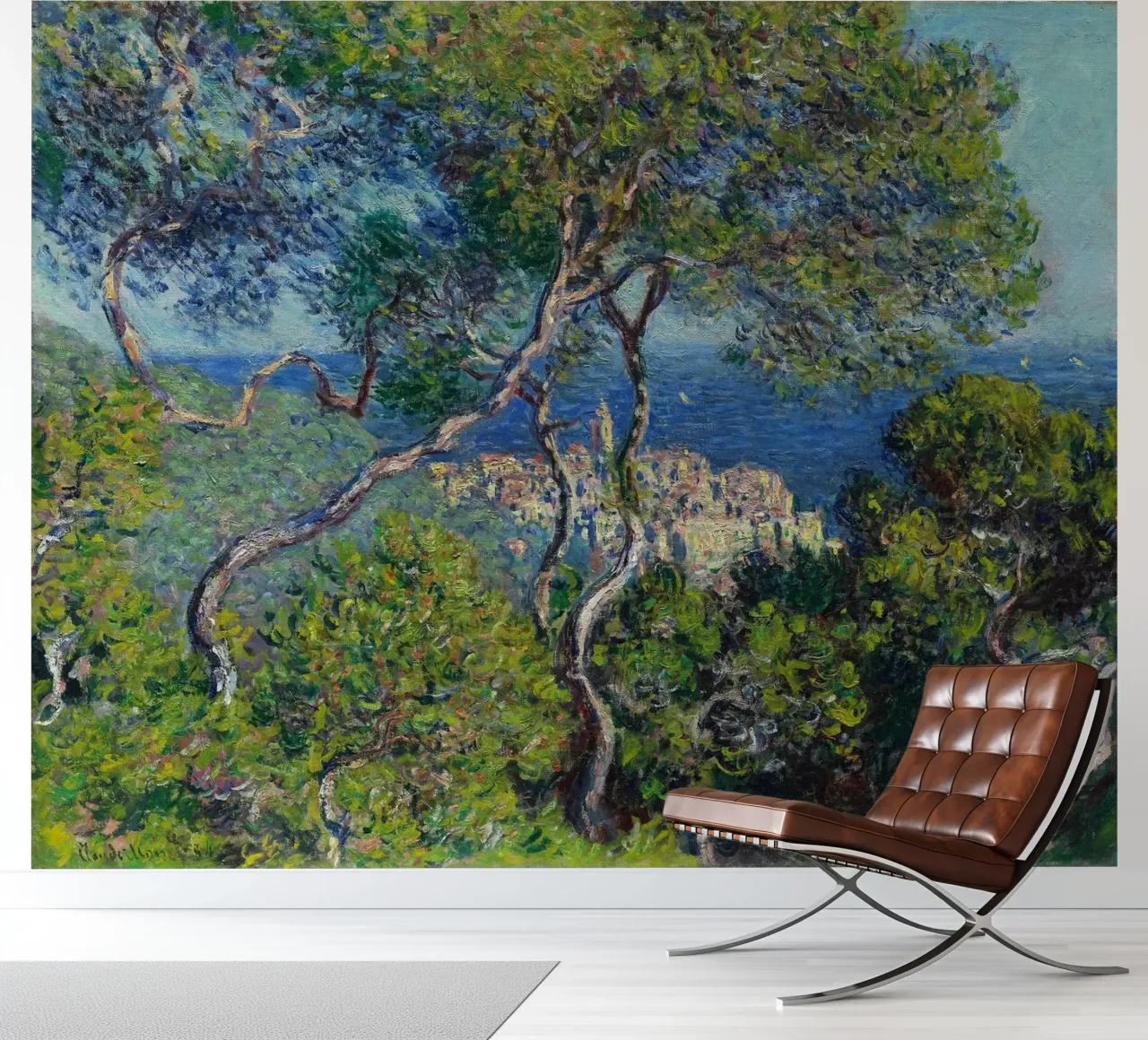Claude Monet - Bordighera photo wallpaper by Timeless Artworks