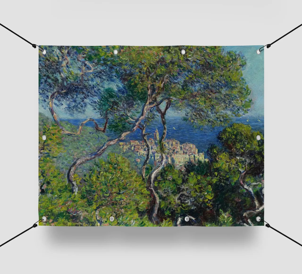 Claude Monet - Bordighera telo in pvc da Timeless Artworks