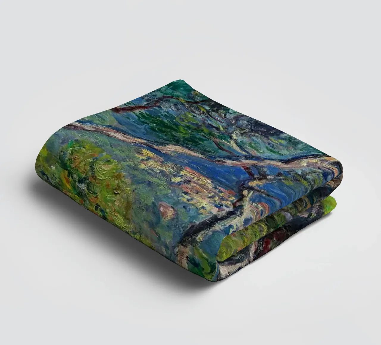 Claude Monet - Bordighera asciugamano da bagno da Timeless Artworks