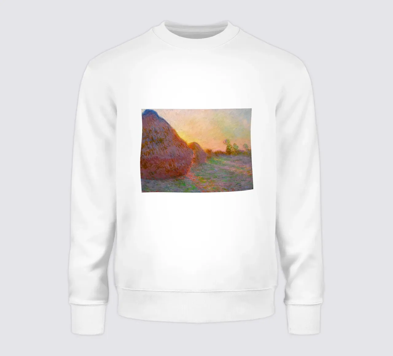 Claude Monet - Covoni felpa da Timeless Artworks