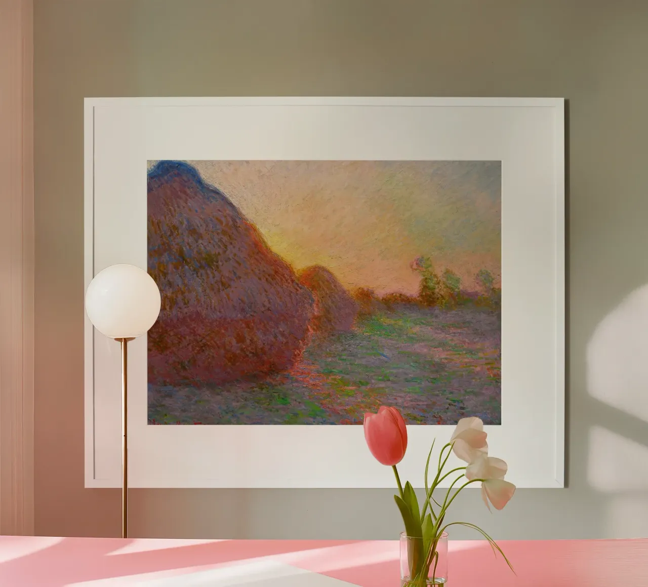 Claude Monet - Haystacks hahnemühle by Timeless Artworks