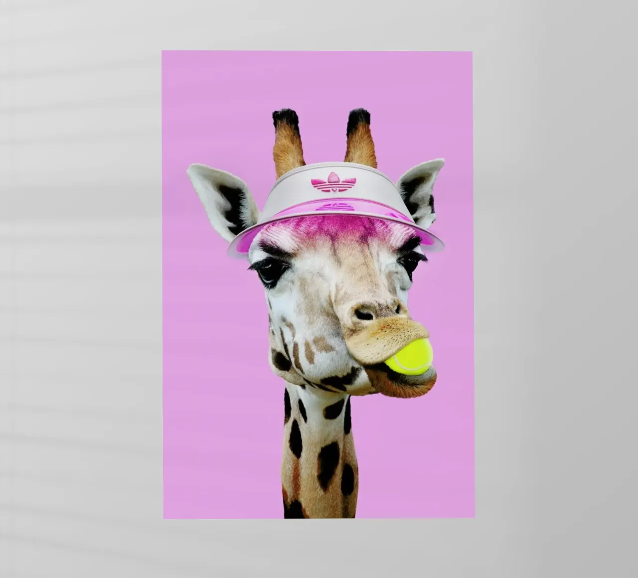 Tennis Giraffe backlit film by Jonas Loose