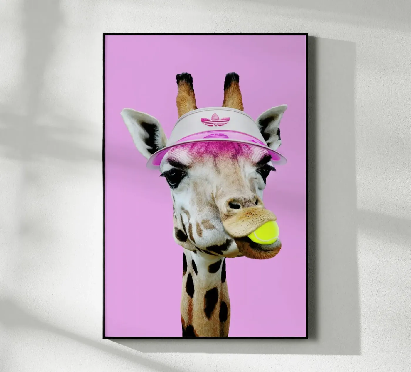 Tennis Giraffe plexiglass da Jonas Loose