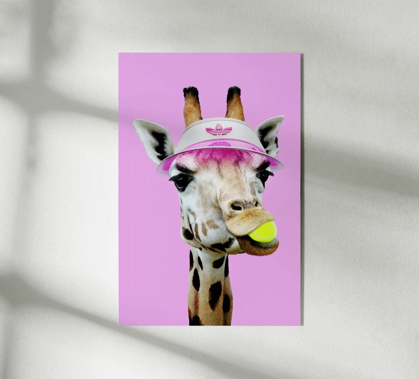 Tennis Giraffe plexiglass da Jonas Loose