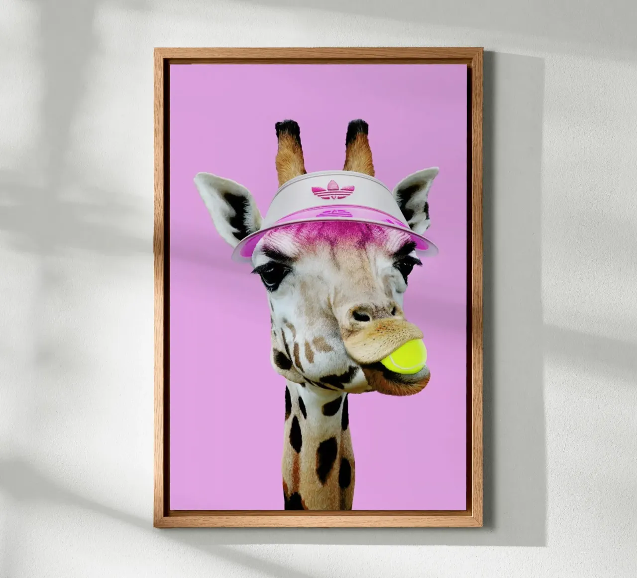 Tennis Giraffe forex plate by Jonas Loose