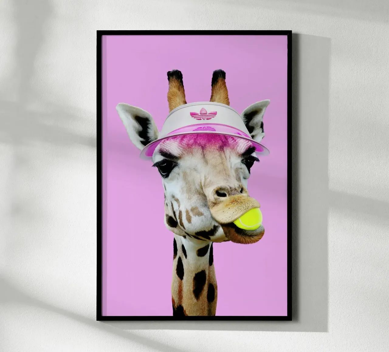 Tennis Giraffe hahnemühle by Jonas Loose