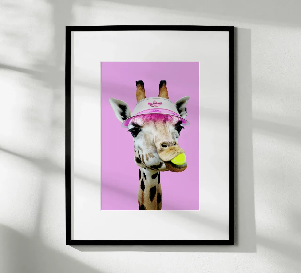 Tennis Giraffe hahnemühle by Jonas Loose