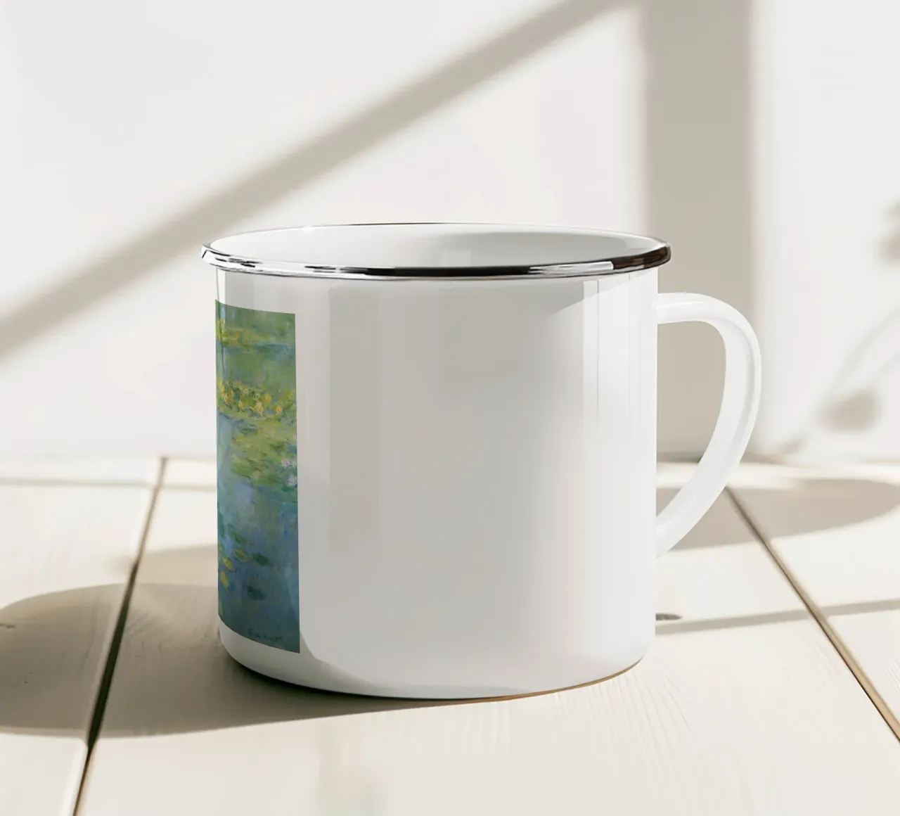 Claude Monet - Ninfee tazza in smalto da Timeless Artworks