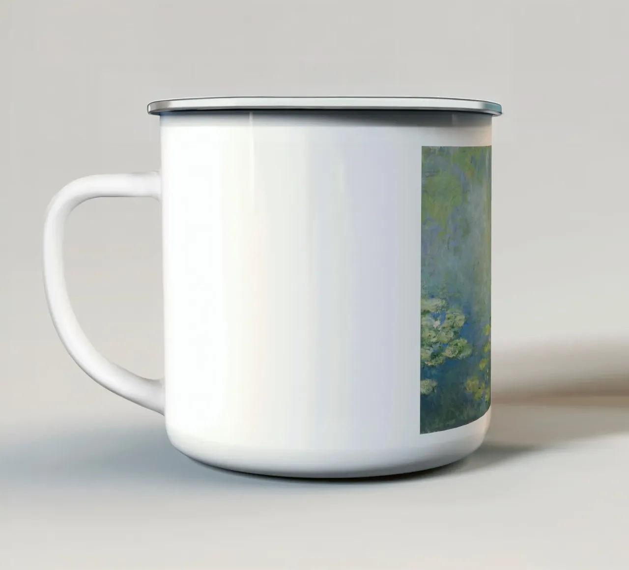 Claude Monet - Ninfee tazza in smalto da Timeless Artworks