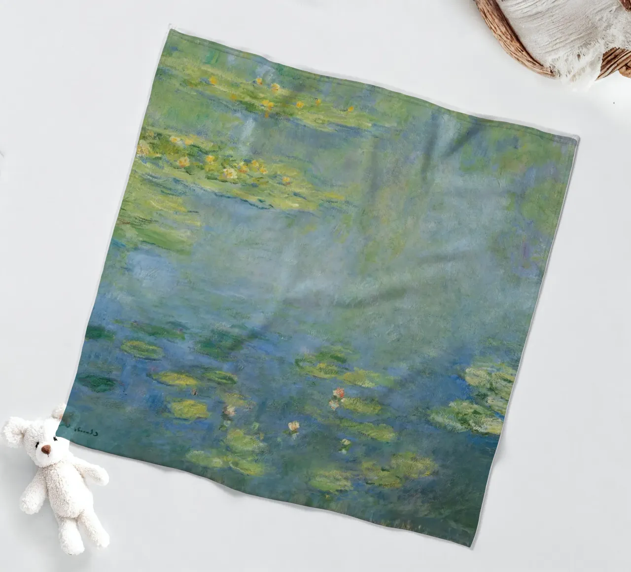 Claude Monet - Ninfee coperta in pile da Timeless Artworks