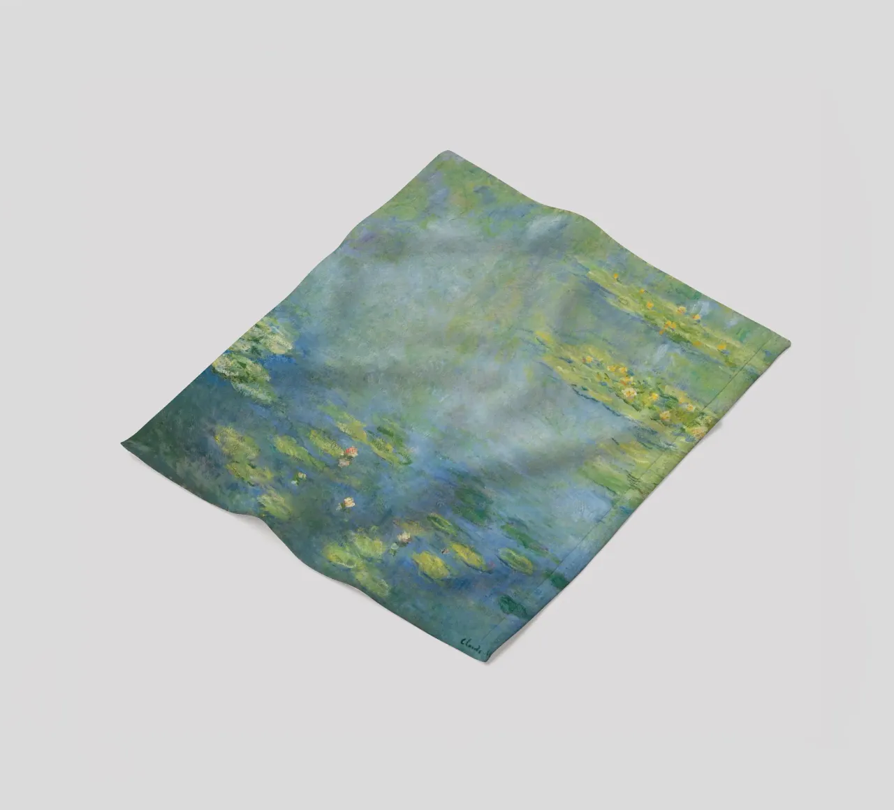 Claude Monet - Ninfee coperta in pile da Timeless Artworks