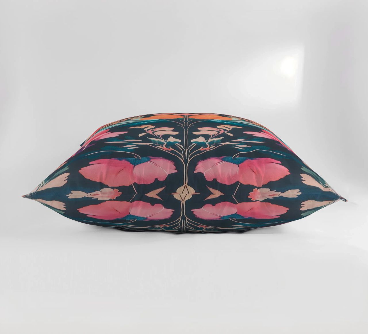William Morris Pastel blossom splendour decorative cushion by Carinaprint