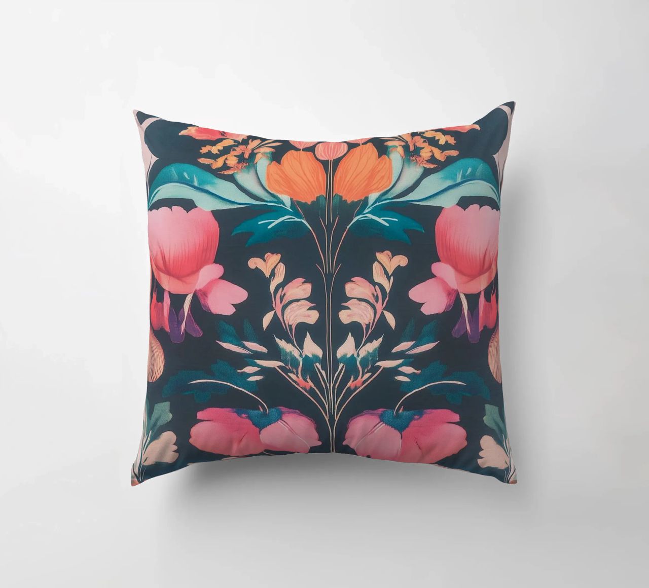 William Morris Pastel blossom splendour decorative cushion by Carinaprint