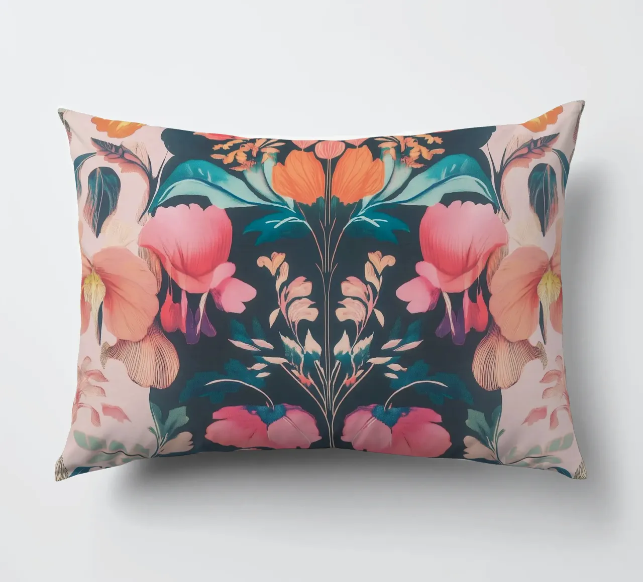 William Morris Splendore di fiori in pastello cuscino da Carinaprint
