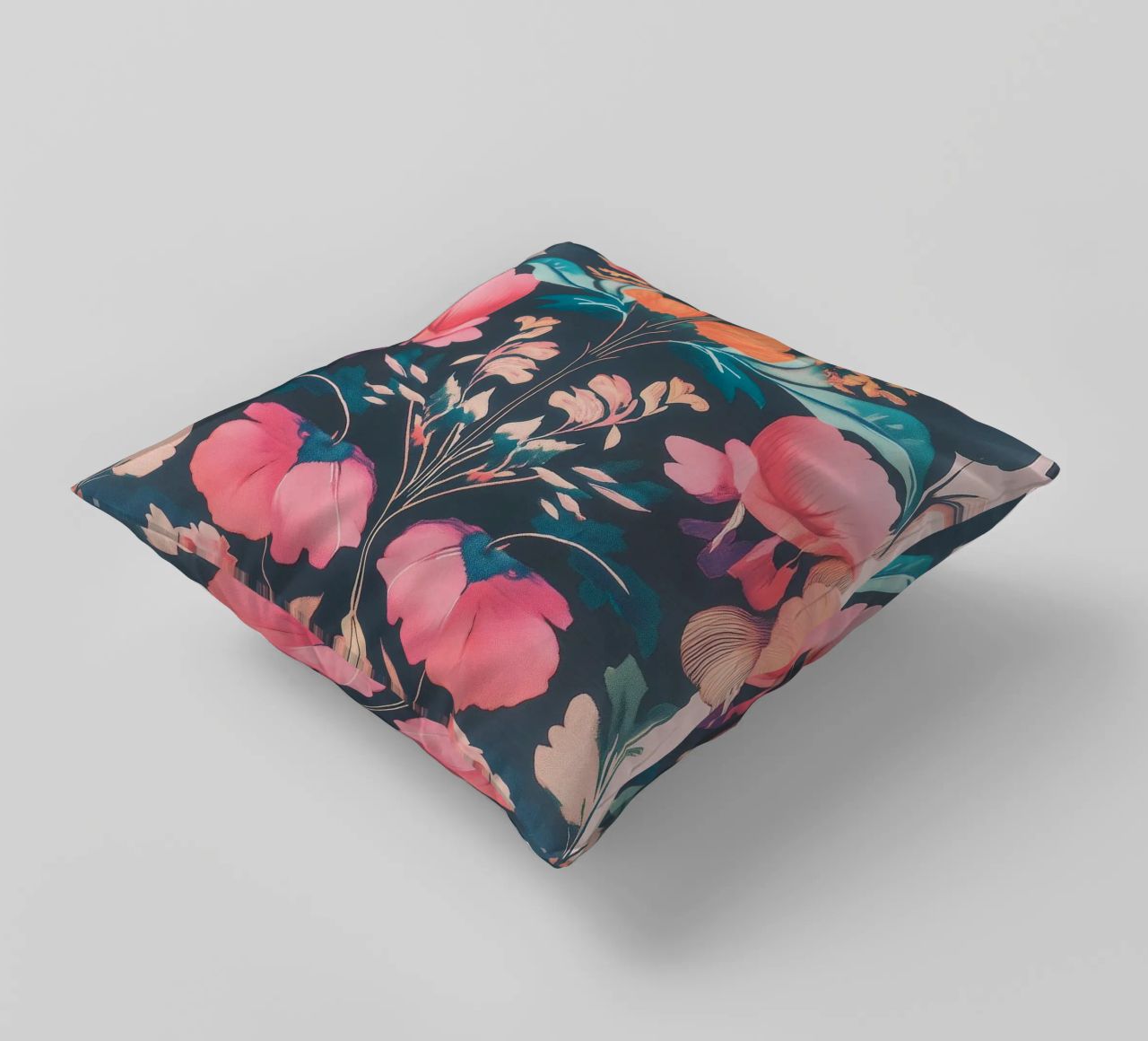 William Morris Pastel blossom splendour decorative cushion by Carinaprint