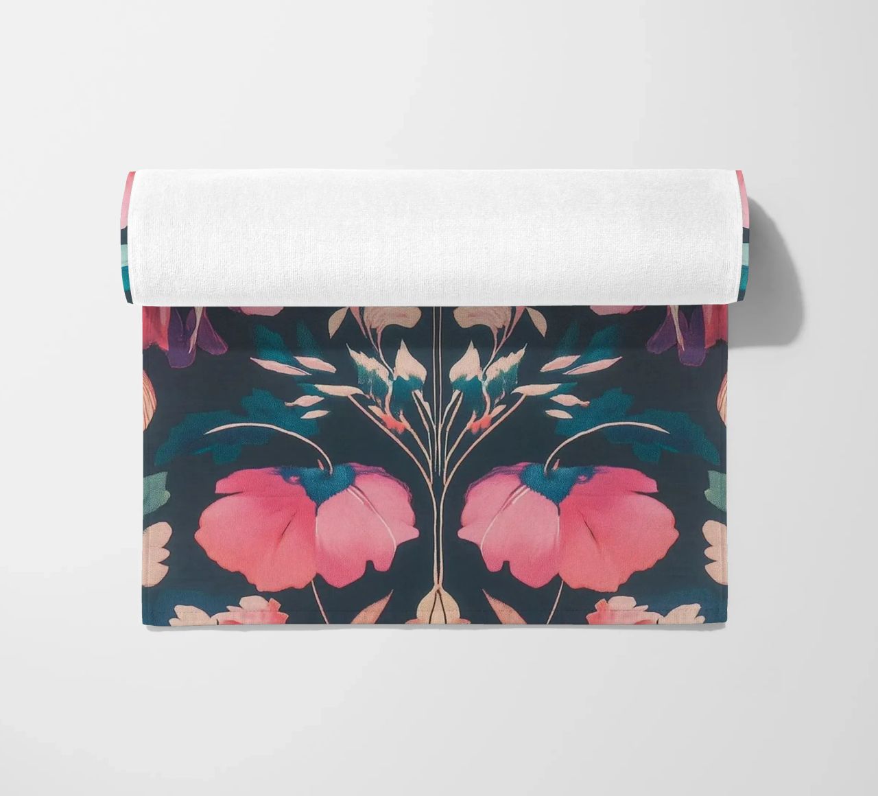 William Morris Splendore di fiori in pastello telo mare da Carinaprint