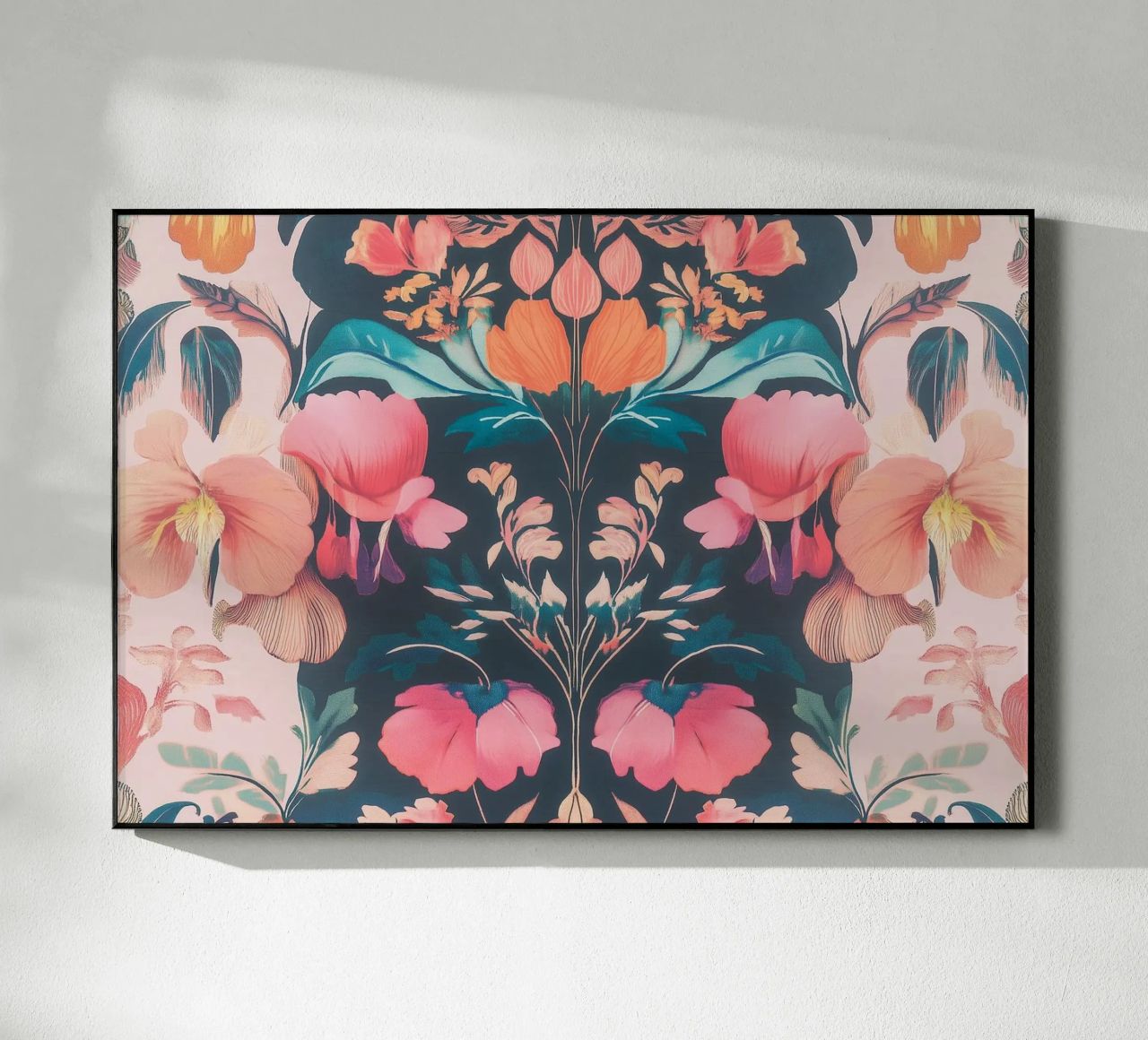 William Morris Splendore di fiori in pastello plexiglass da Carinaprint