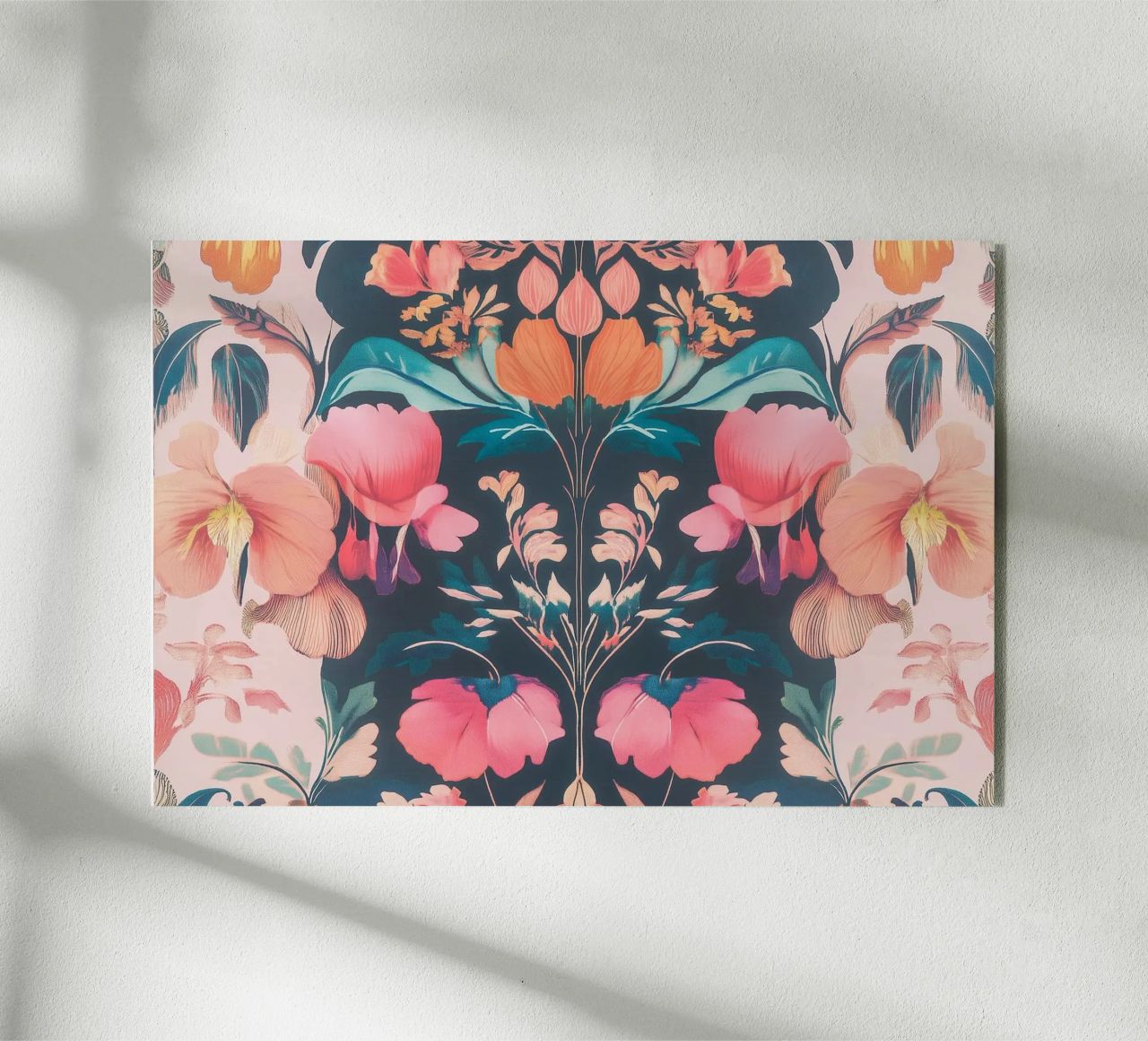 William Morris Splendore di fiori in pastello plexiglass da Carinaprint