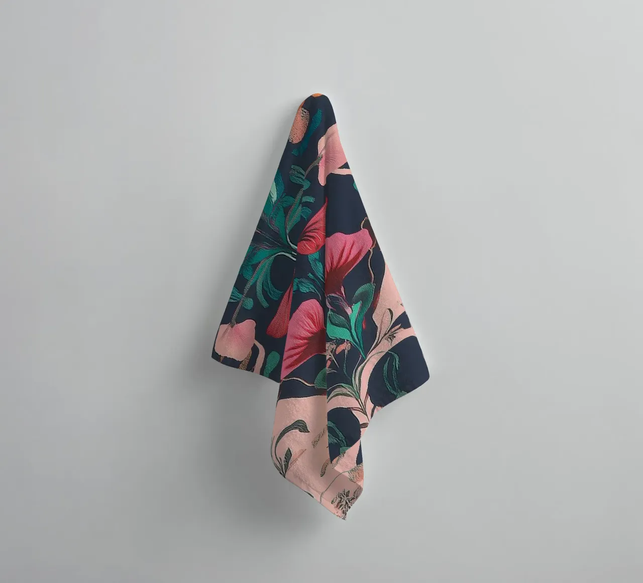 Ispirazione botanica William Morris asciugamano da bagno da Carinaprint