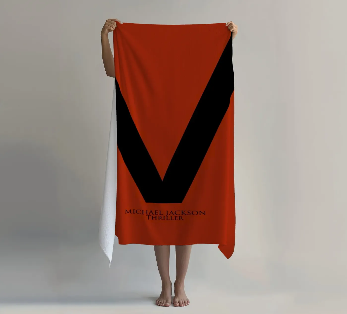 Thrill V beach towel by AS Art