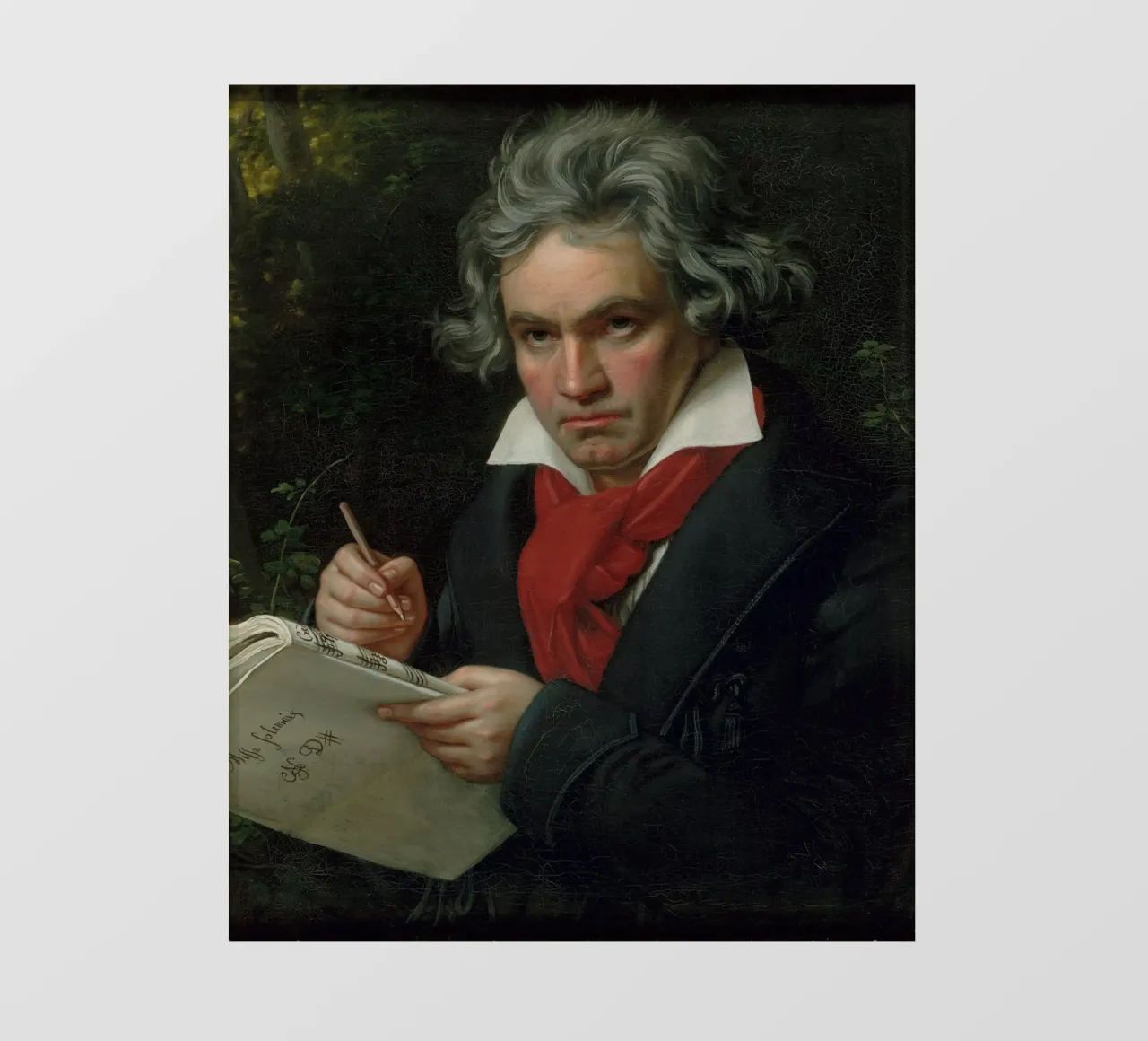 Ludwig van Beethoven pellicola backlit da Timeless Artworks