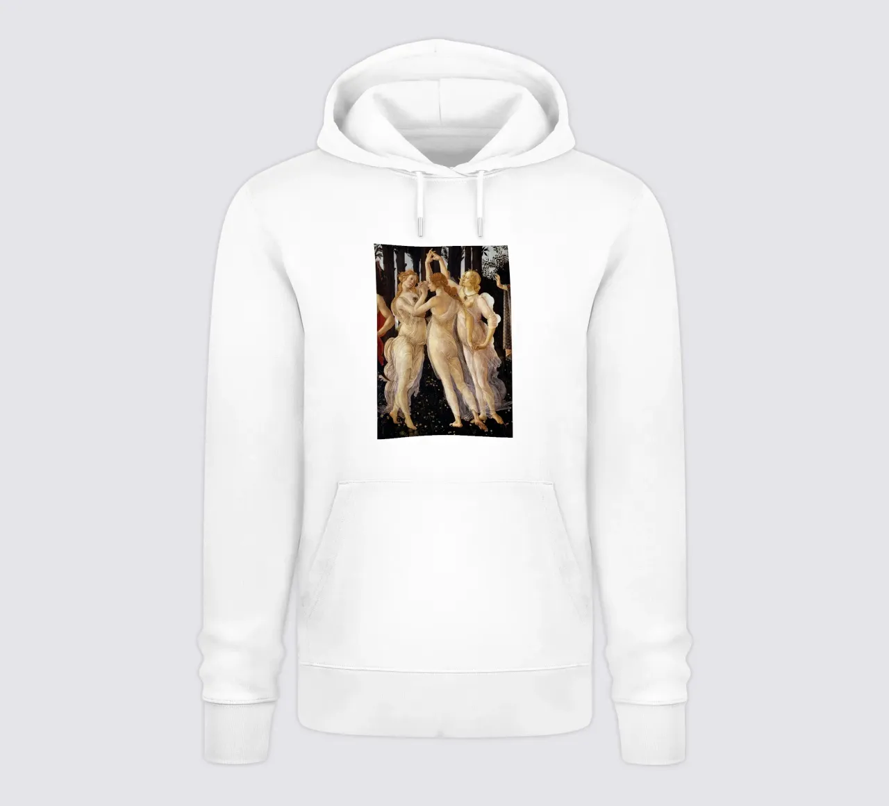 Le tre grazie - Botticelli felpa con cappuccio da Timeless Artworks
