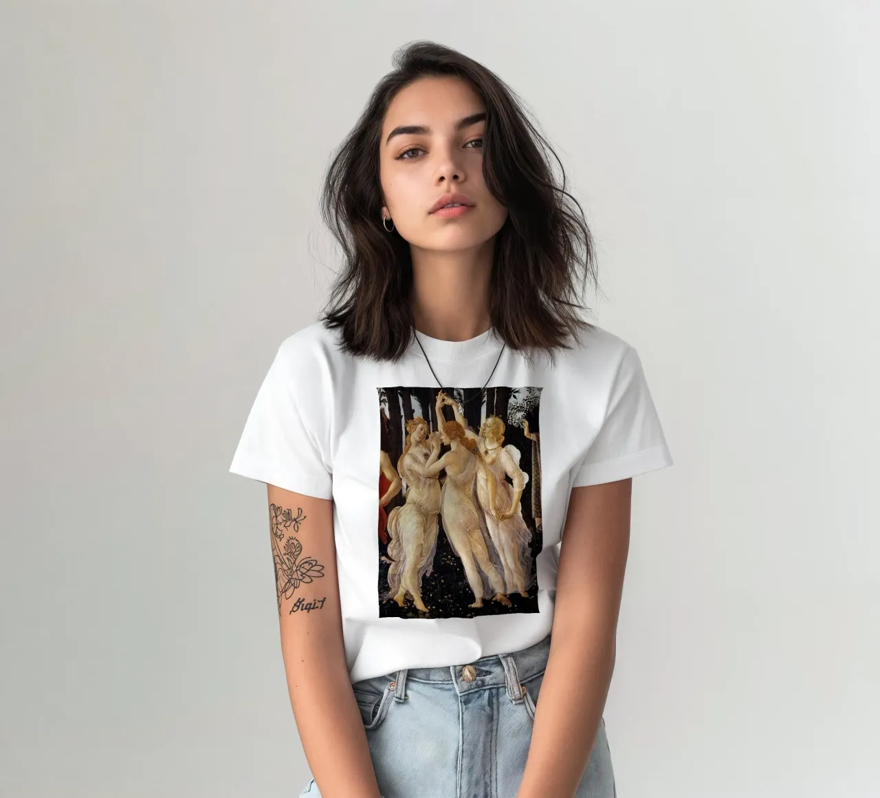 Le tre grazie - Botticelli t-shirt da Timeless Artworks
