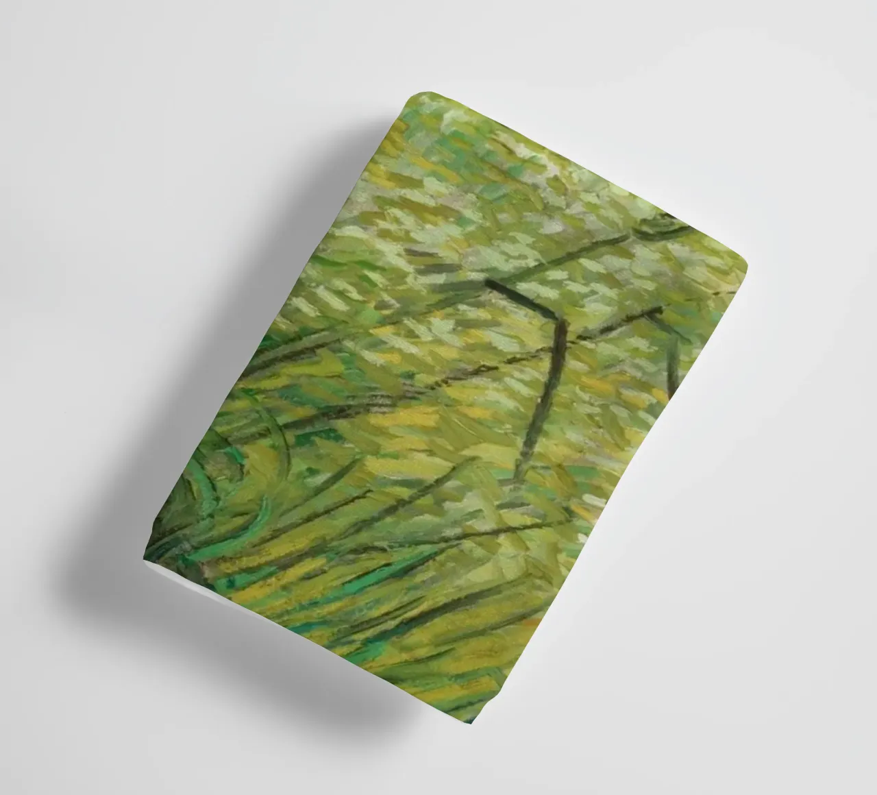 Vincent van Gogh - Green Wheat Field with Cypress towel by Timeless Artworks