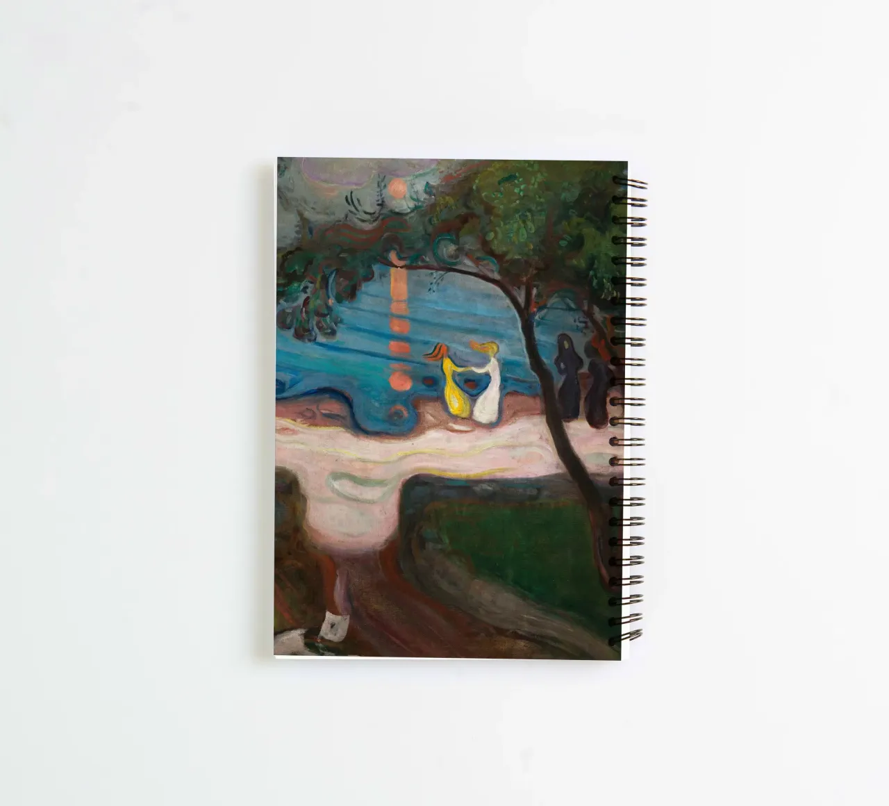 Edvard Munch - Tanz am Strand Ringbuch von Timeless Artworks