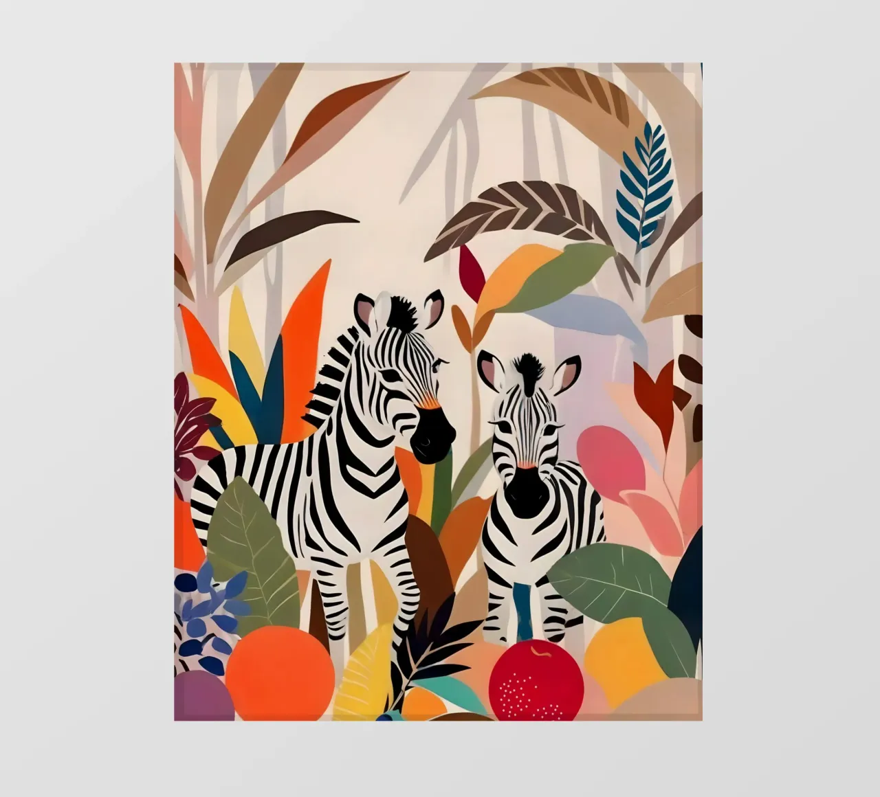 Una coppia di zebre telo in pvc da 83oranges