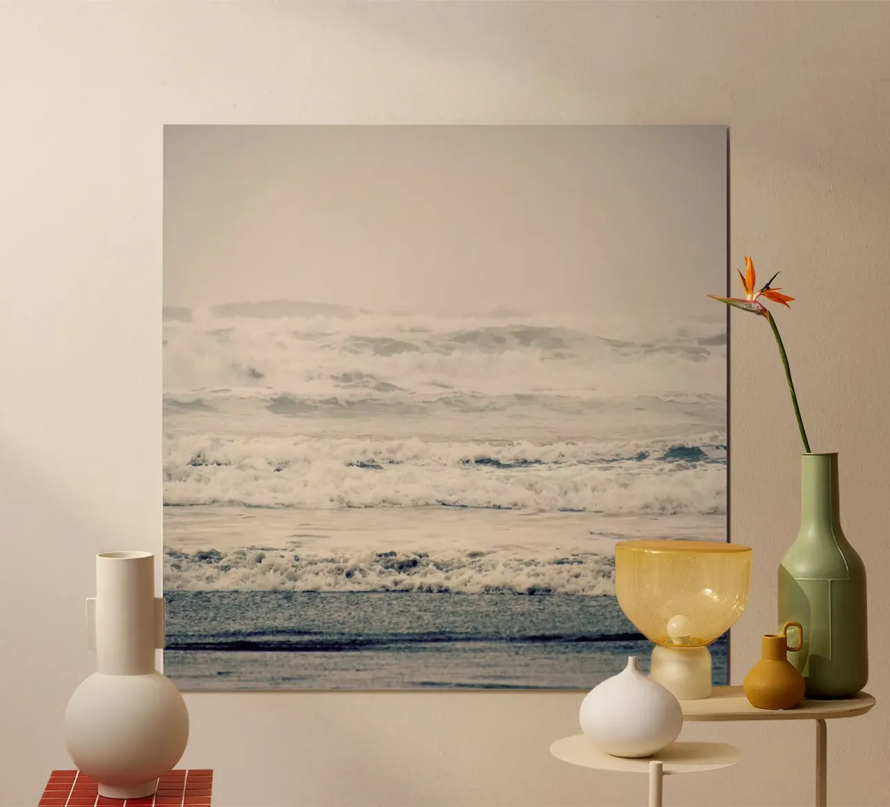 A Gray Day poster con telaio in legno da Robin Delean