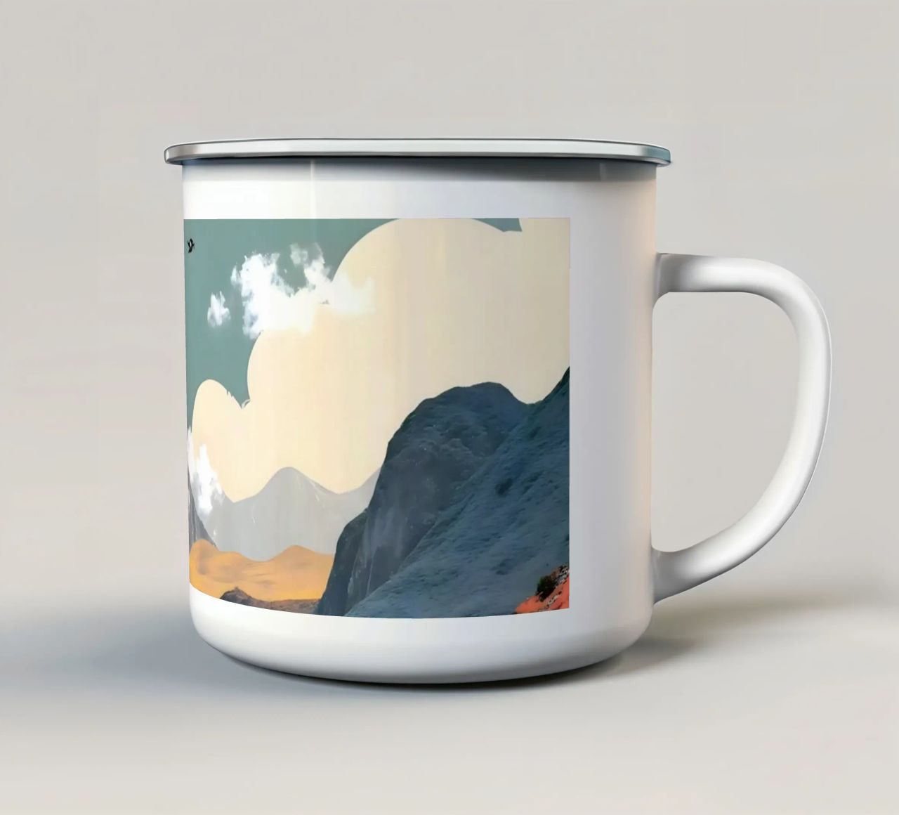 L'art du lieu mug en émail de 83oranges