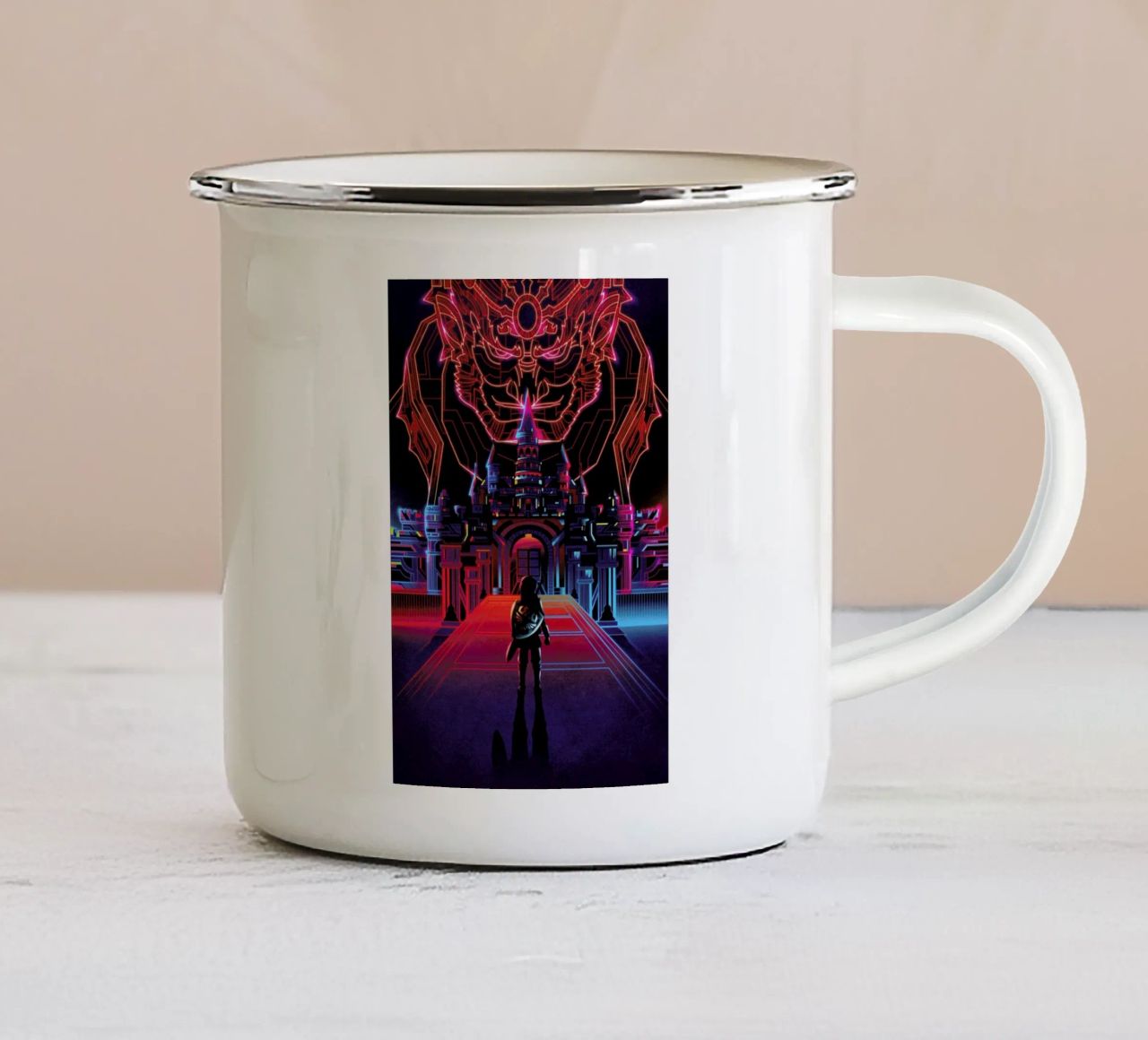 Zelda tazza in smalto da Van Orton Design