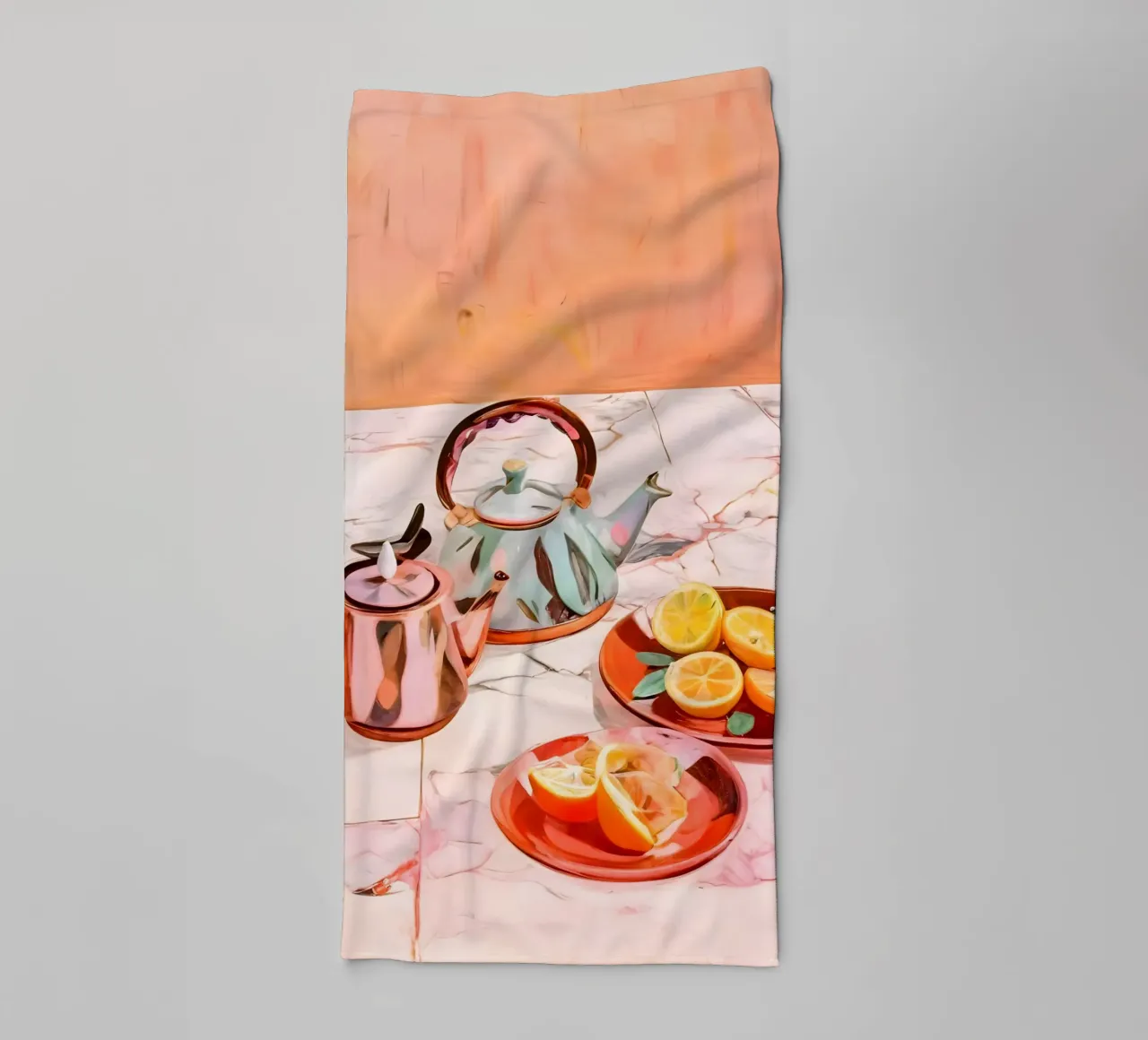 Tea & Oranges at Four towel by 83oranges