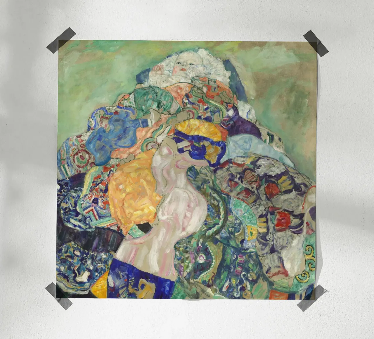Gustav Klimt - Bambino (culla) poster da Timeless Artworks