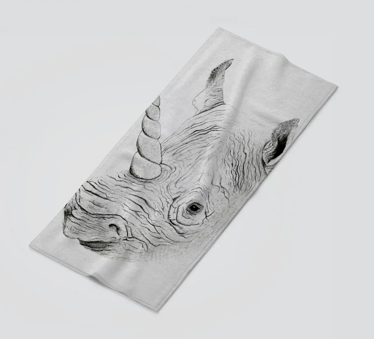Rhinoplasty beach towel by Florent Bodart