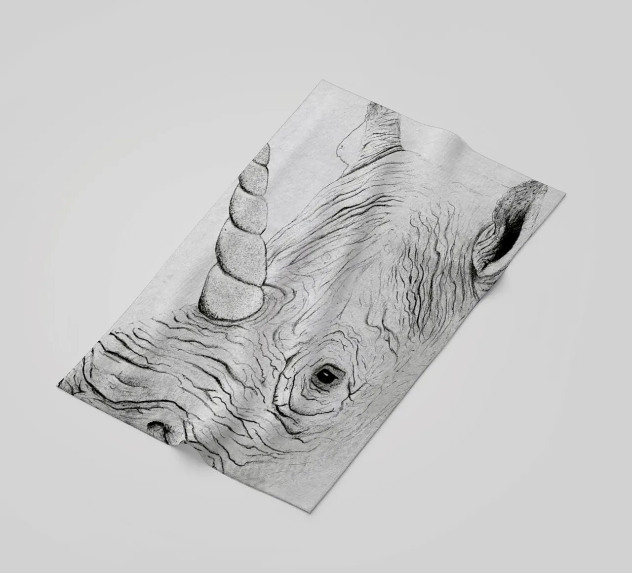 Rhinoplasty beach towel by Florent Bodart