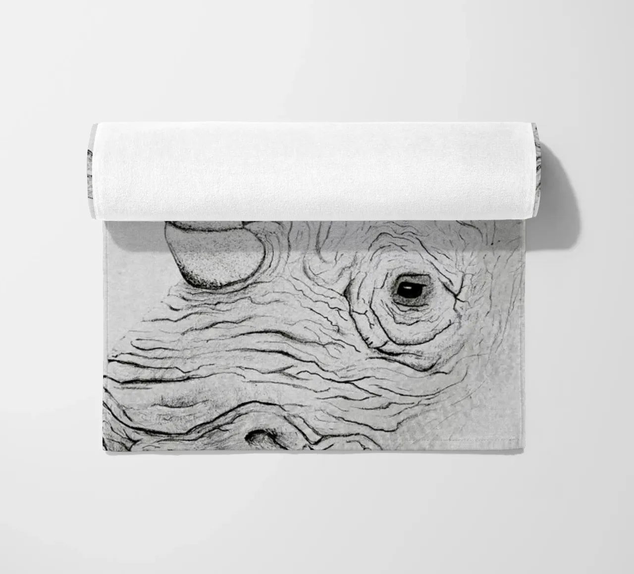 Rhinoplasty beach towel by Florent Bodart