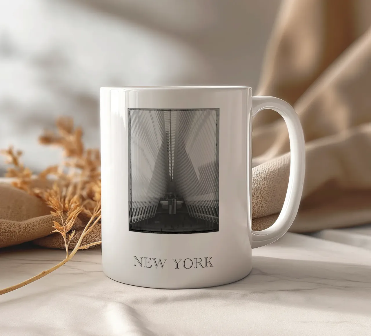 NEW YORK oculus tazza in ceramica da Flo Klein