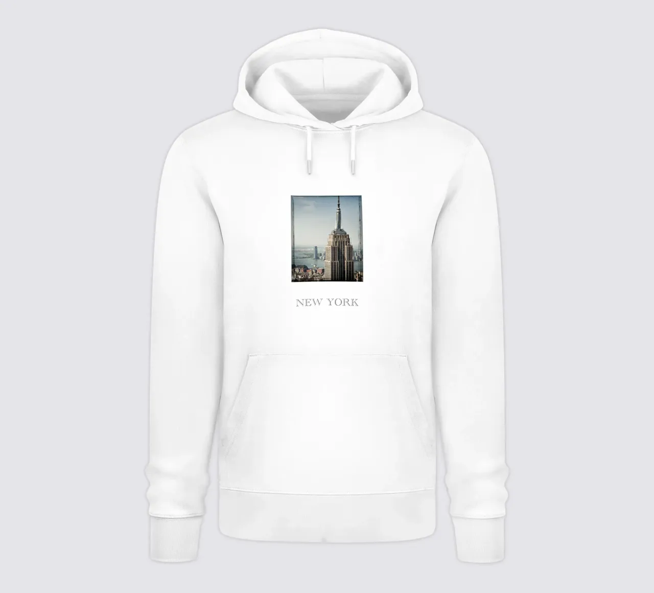 NEW YORK Empire State Building felpa con cappuccio da Flo Klein