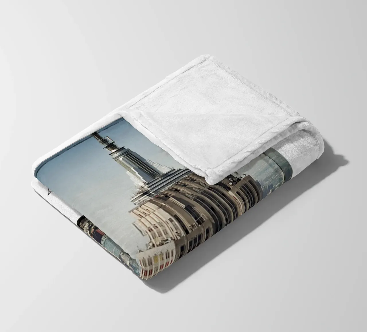NEW YORK Empire State Building fleece blanket by Flo Klein