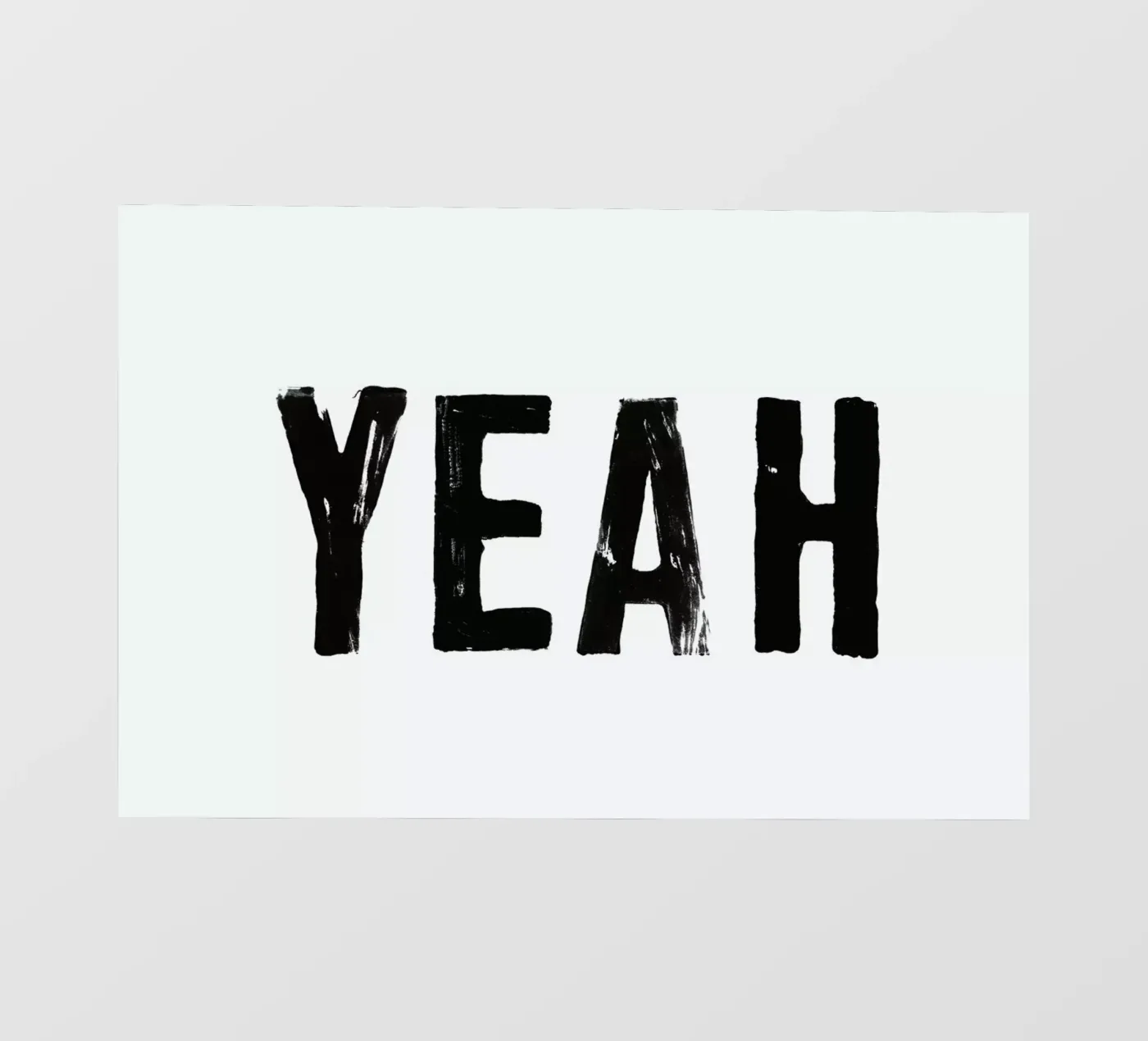 YEAH backlit folie van petiteCAPS