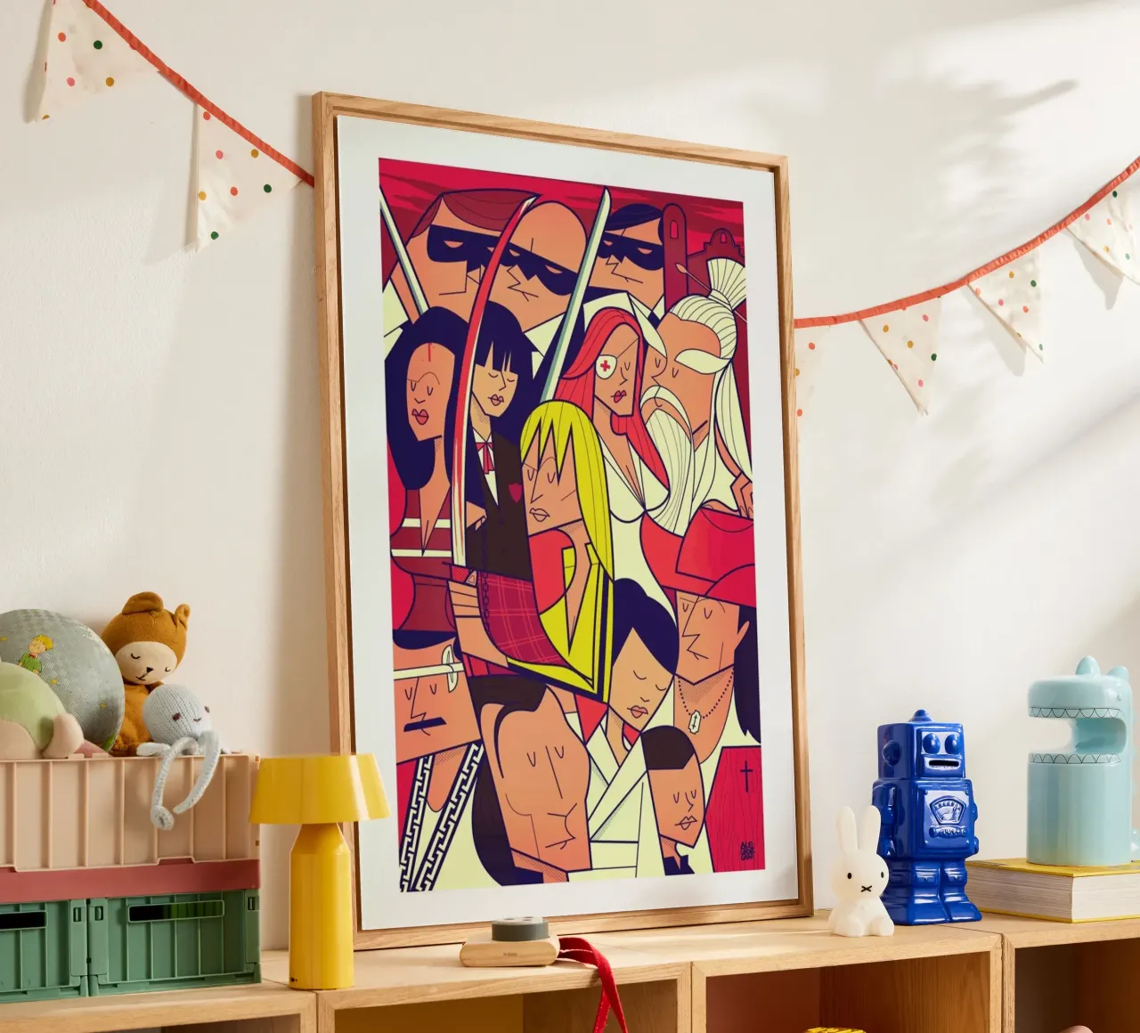 Hattori Hanzo acrylic glass by Ale Giorgini