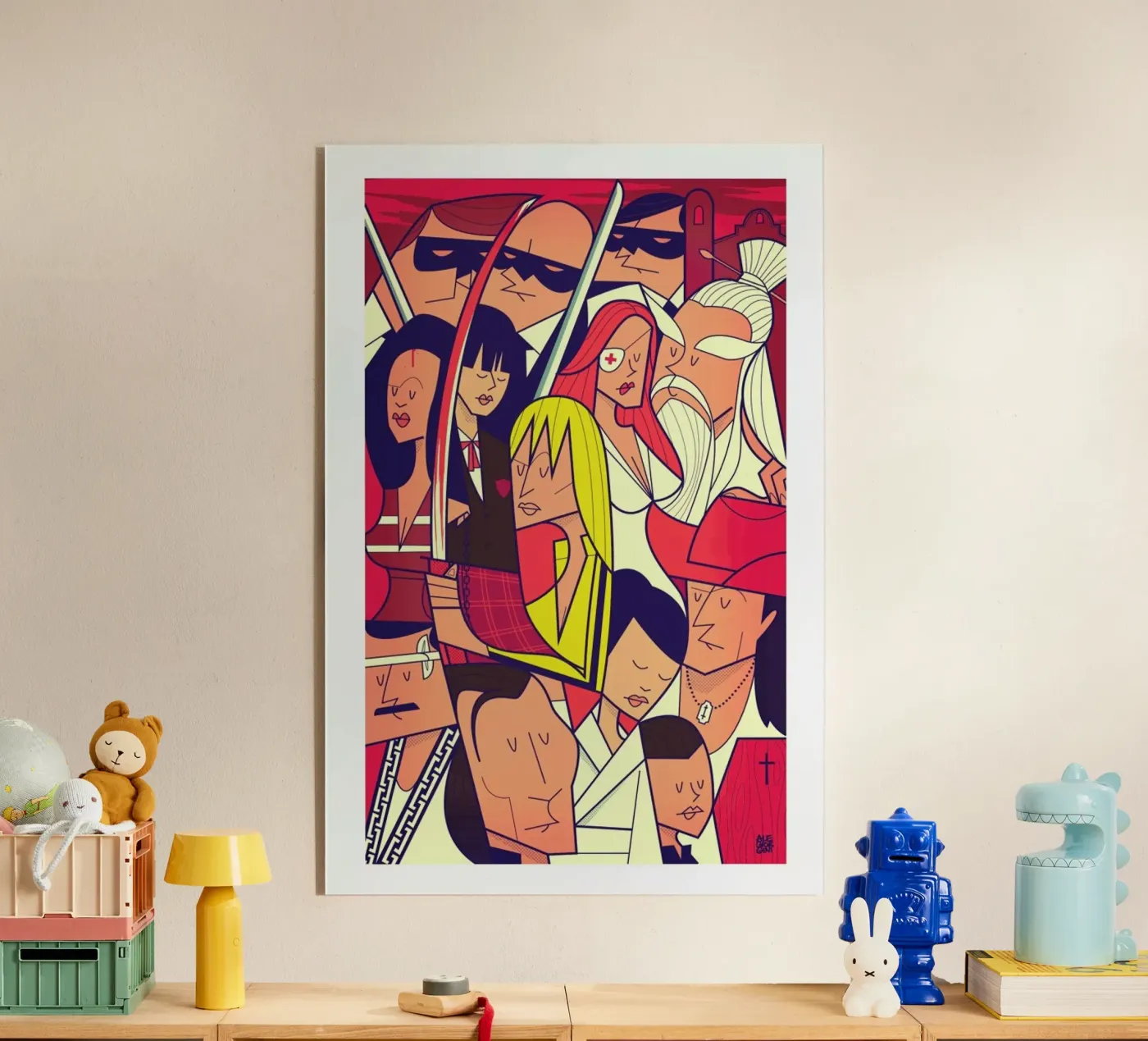 Hattori Hanzo plexiglass da Ale Giorgini