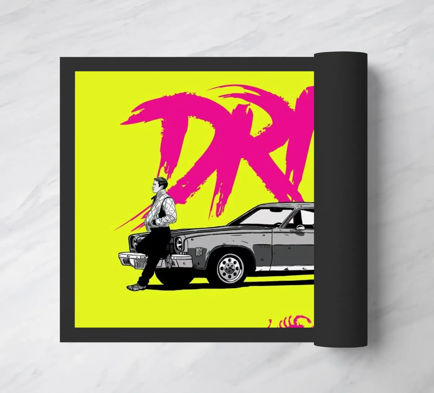 Drive - Yellow deurmat van Federico Mancosu