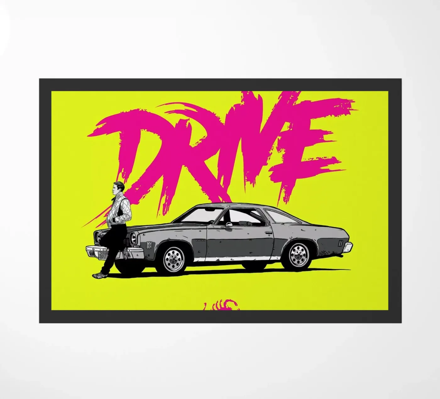 Drive - Yellow deurmat van Federico Mancosu
