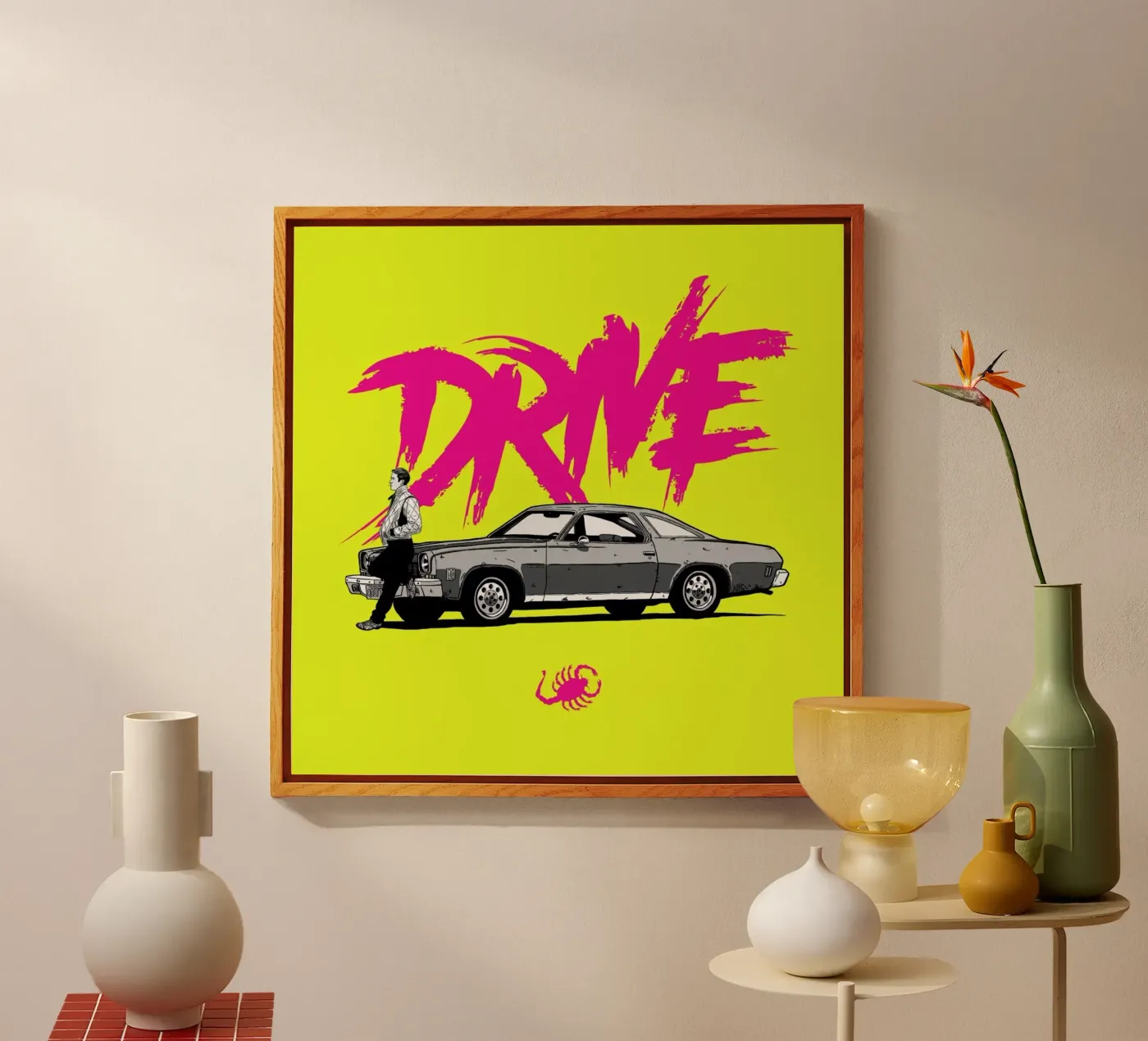 Drive - Yellow plexiglas de Federico Mancosu
