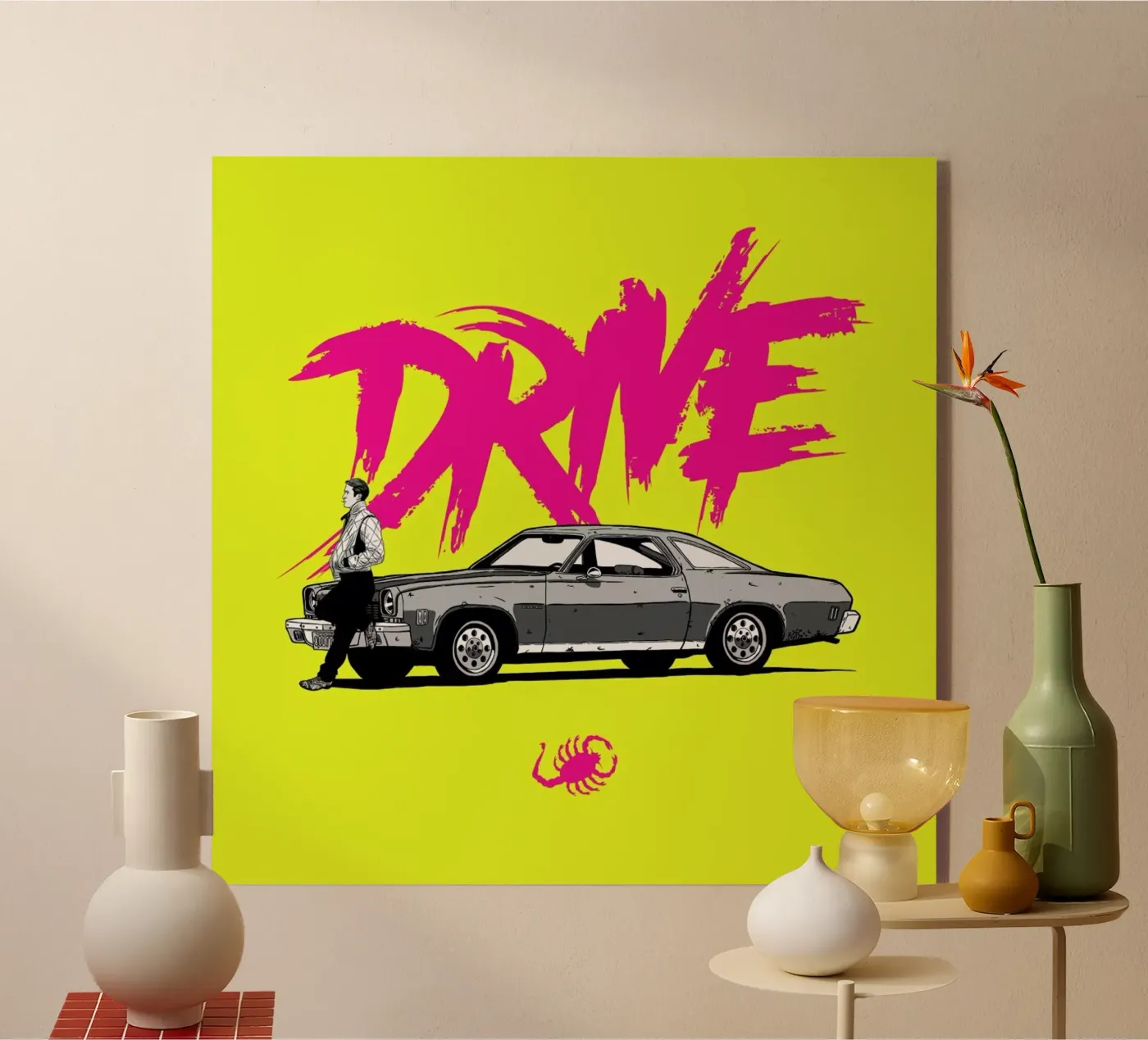 Drive - Yellow plexiglas de Federico Mancosu