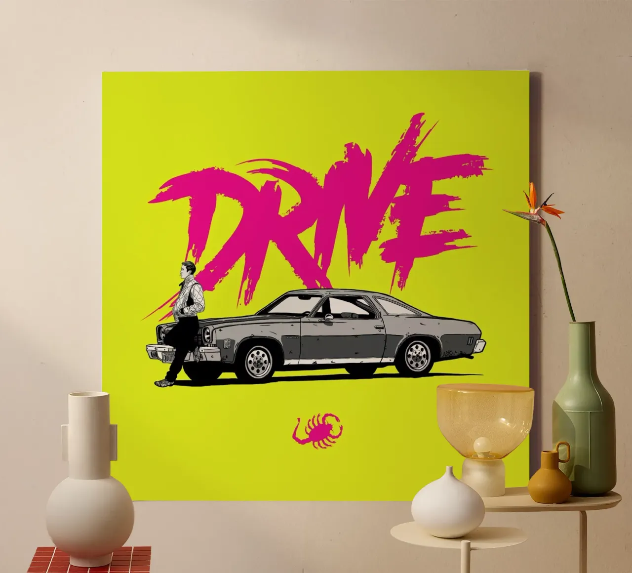 Drive - Yellow canvas by Federico Mancosu